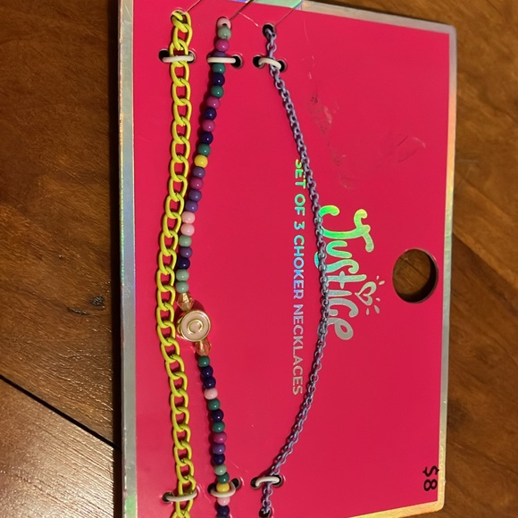 Justice necklaces
set of three choker necklaces ￼ - Picture 3 of 8